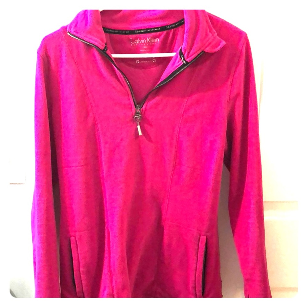 Calvin Klein performance large pink fleece